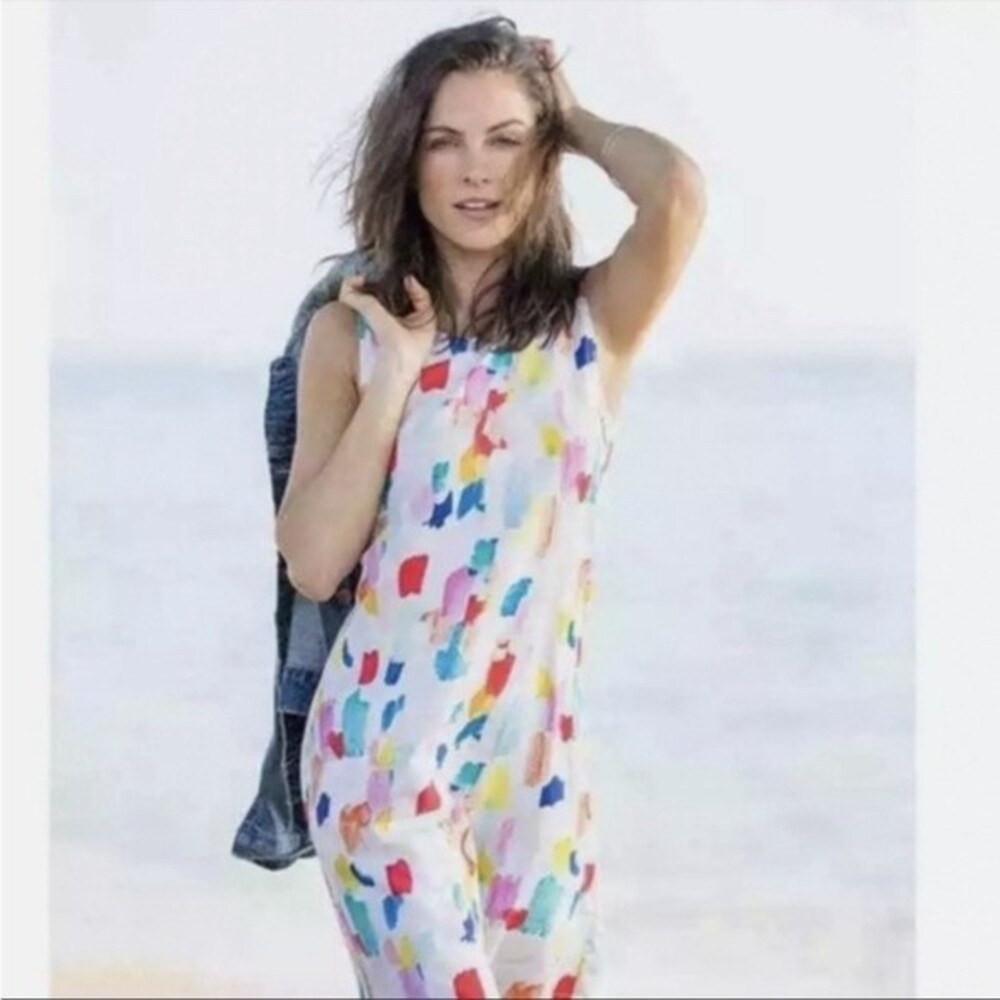 Marine Layer Britt Bass Brushstroke Mini Dress XS